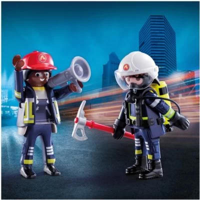 PLAYMOBIL® 70081 DuoPack Feuerwehrmann Und -frau 4 PLAYMOBIL® 70081 DuoPack Feuerwehrmann Und -frau – Bild 2
