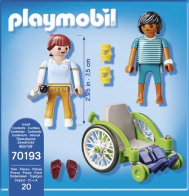 PLAYMOBIL® 70193 Patient Im Rollstuhl 5 PLAYMOBIL® 70193 Patient Im Rollstuhl – Bild 3