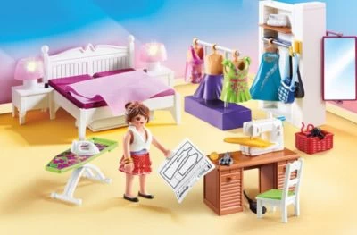 PLAYMOBIL® 70208 Schlafzimmer Mit Nähecke 4 PLAYMOBIL® 70208 Schlafzimmer Mit Nähecke – Bild 2