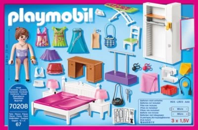 PLAYMOBIL® 70208 Schlafzimmer Mit Nähecke 5 PLAYMOBIL® 70208 Schlafzimmer Mit Nähecke – Bild 3