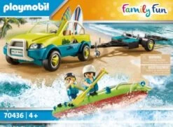 PLAYMOBIL® 70436 Strandauto Mit Kanuanhänger -Playmobil Spielwaren 14951662 04