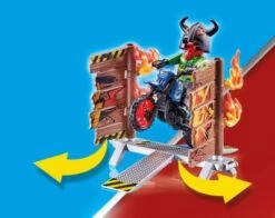 PLAYMOBIL® 70553 Stuntshow Motorrad Mit Feuerwand 10 PLAYMOBIL® 70553 Stuntshow Motorrad Mit Feuerwand -Playmobil Spielwaren 17014480 04