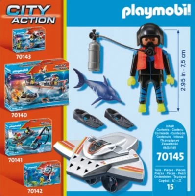 PLAYMOBIL® 70145 Seenot: Tauchscooter Im Rettungseinsatz 5 PLAYMOBIL® 70145 Seenot: Tauchscooter Im Rettungseinsatz – Bild 3