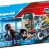 PLAYMOBIL® 70572 Polizei-Motorrad: Verfolgung Des Geldräubers -Playmobil Spielwaren 17014781 01