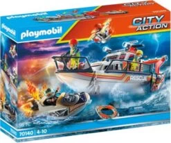 PLAYMOBIL® 70140 Seenot: Löscheinsatz Mit Rettungskreuzer