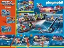 PLAYMOBIL® 70140 Seenot: Löscheinsatz Mit Rettungskreuzer -Playmobil Spielwaren 17014799 03