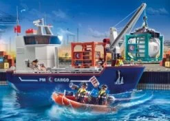 PLAYMOBIL® 70769 Großes Containerschiff Mit Zollboot -Playmobil Spielwaren 18756680 02