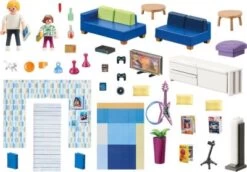 PLAYMOBIL® 70989 Wohnzimmer -Playmobil Spielwaren 22406263 03