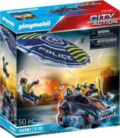 PLAYMOBIL® 70781 Polizei-Fallschirm: Verfolgung Des Amphibien-Fahrzeugs