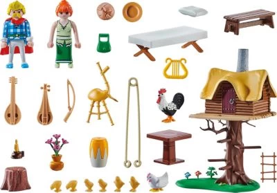 PLAYMOBIL® 71016 Asterix: Troubadix Mit Baumhaus 5 PLAYMOBIL® 71016 Asterix: Troubadix Mit Baumhaus – Bild 3
