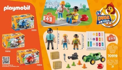 PLAYMOBIL® 70919 Duck On Call - Notarzt Action. Helfe Dem Rennfahrer! 6 PLAYMOBIL® 70919 Duck On Call - Notarzt Action. Helfe Dem Rennfahrer! – Bild 4