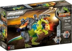 PLAYMOBIL® 2er Set: 70625 Spinosaurus: Doppelte Verteidigungs-Power + 70627 Triceratops: Randale Um Die Legendären Steine -Playmobil Spielwaren 24285246 02
