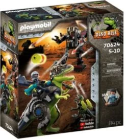 PLAYMOBIL® 2er Set: 70624 T-Rex: Gefecht Der Giganten + 70628 Pteranodon: Attacke Aus Der Luft -Playmobil Spielwaren 24285250 02