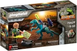 PLAYMOBIL® 2er Set: 70623 Dino Rock + 70629 Uncle Rob: Aufrüstung Zum Kampf -Playmobil Spielwaren 24285252 04