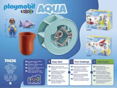 PLAYMOBIL® 70636 Wasserwirbelrad Mit Babyhai 5 PLAYMOBIL® 70636 Wasserwirbelrad Mit Babyhai – Bild 3