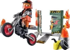 PLAYMOBIL® 71256 Starter Pack Stuntshow Motorrad Mit Feuerwand -Playmobil Spielwaren 27684714 04