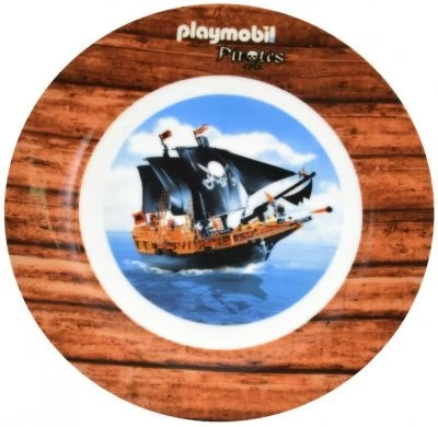 Kindergeschirrset PLAYMOBIL® Pirat, 3-tlg., Porzellan 4 Kindergeschirrset PLAYMOBIL® Pirat, 3-tlg., Porzellan – Bild 2