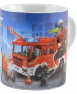 Kindergeschirrset PLAYMOBIL® Feuerwehr, 3-tlg., Porzellan 13 Kindergeschirrset PLAYMOBIL® Feuerwehr, 3-tlg., Porzellan -Playmobil Spielwaren 28482310 06