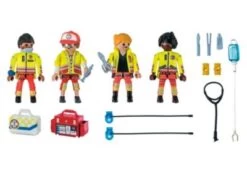 PLAYMOBIL® 2er Set: 71244 Rettungsteam + 71204 Rettungscaddy -Playmobil Spielwaren 30013710 03