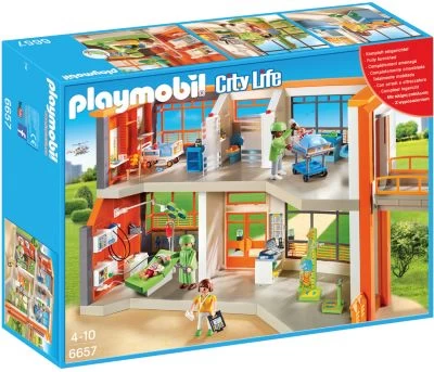 PLAYMOBIL® 6657 Kinderklinik Mit Einrichtung 4 PLAYMOBIL® 6657 Kinderklinik Mit Einrichtung – Bild 2