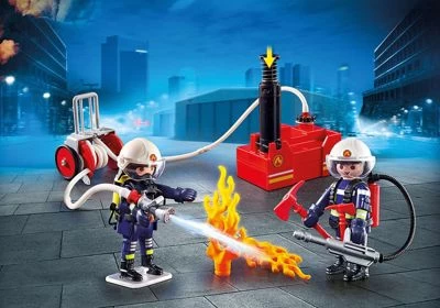 PLAYMOBIL® 9468 Feuerwehrmänner Mit Löschpumpe 5 PLAYMOBIL® 9468 Feuerwehrmänner Mit Löschpumpe – Bild 3