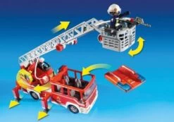 PLAYMOBIL® 9463 Feuerwehr-Leiterfahrzeug -Playmobil Spielwaren 8001487 04