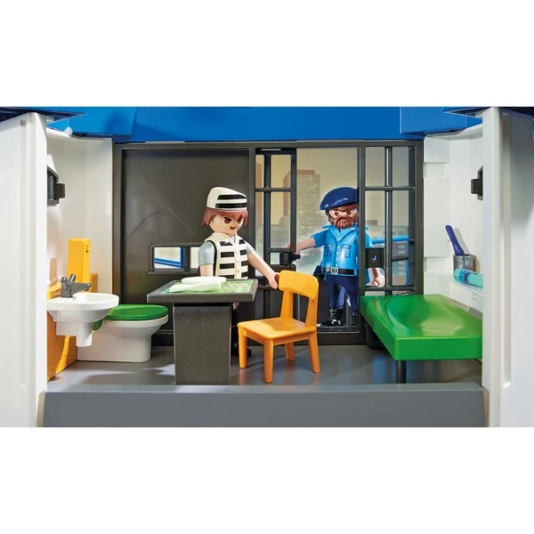PLAYMOBIL 6872 City Action Polizei-Kommandozentrale Mit Gefängnis, Konstruktionsspielzeug – Bild 6