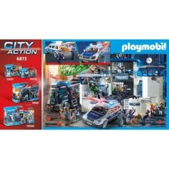 PLAYMOBIL 6873 City Action Polizei-Einsatzwagen, Konstruktionsspielzeug -Playmobil Spielwaren PLAYMOBIL 6873 City Action Polizei Einsatzwagen Konstruktionsspielzeug@@1249175 11