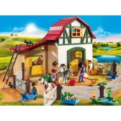 PLAYMOBIL 6927 Country Ponyhof, Konstruktionsspielzeug -Playmobil Spielwaren PLAYMOBIL 6927 Country Ponyhof Konstruktionsspielzeug@@1249159 2