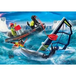 PLAYMOBIL 70141 City Action Seenot: Polarsegler-Rettung, Konstruktionsspielzeug -Playmobil Spielwaren PLAYMOBIL 70141 City Action Seenot Polarsegler Rettung Konstruktionsspielzeug@@1685368 2