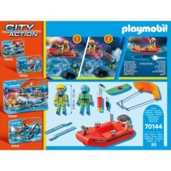 PLAYMOBIL 70144 City Action Seenot: Kitesurfer-Rettung Mit Boot, Konstruktionsspielzeug 13 PLAYMOBIL 70144 City Action Seenot: Kitesurfer-Rettung Mit Boot, Konstruktionsspielzeug -Playmobil Spielwaren PLAYMOBIL 70144 City Action Seenot Kitesurfer Rettung mit Boot Konstruktionsspielzeug@@1685383 5