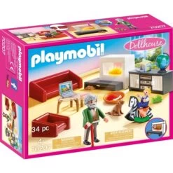 PLAYMOBIL 70207 Dollhouse Gemütliches Wohnzimmer, Konstruktionsspielzeug -Playmobil Spielwaren PLAYMOBIL 70207 Dollhouse Gem tliches Wohnzimmer Konstruktionsspielzeug@@1sspk14q