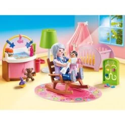PLAYMOBIL 70210 Dollhouse Babyzimmer, Konstruktionsspielzeug -Playmobil Spielwaren PLAYMOBIL 70210 Dollhouse Babyzimmer Konstruktionsspielzeug@@1sspk14t 2