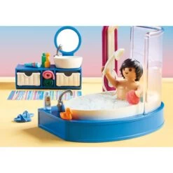 PLAYMOBIL 70211 Dollhouse Badezimmer, Konstruktionsspielzeug -Playmobil Spielwaren PLAYMOBIL 70211 Dollhouse Badezimmer Konstruktionsspielzeug@@1sspk14u 34