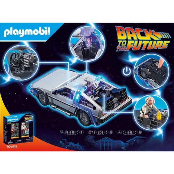 PLAYMOBIL 70317 Back To The Future DeLorean, Konstruktionsspielzeug 8 PLAYMOBIL 70317 Back To The Future DeLorean, Konstruktionsspielzeug – Bild 6