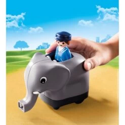 PLAYMOBIL 70405 1.2.3 Mein Schiebetierzug, Konstruktionsspielzeug -Playmobil Spielwaren PLAYMOBIL 70405 1 2 3 Mein Schiebetierzug Konstruktionsspielzeug@@1sspke22 2