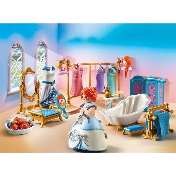 PLAYMOBIL 70454 Princess Ankleidezimmer Mit Badewanne, Konstruktionsspielzeug 4 PLAYMOBIL 70454 Princess Ankleidezimmer Mit Badewanne, Konstruktionsspielzeug – Bild 2