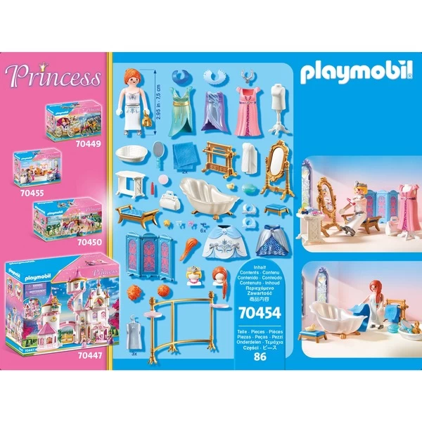 PLAYMOBIL 70454 Princess Ankleidezimmer Mit Badewanne, Konstruktionsspielzeug 7 PLAYMOBIL 70454 Princess Ankleidezimmer Mit Badewanne, Konstruktionsspielzeug – Bild 5