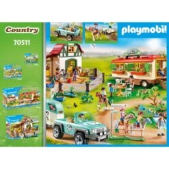 PLAYMOBIL 70511 Country PKW Mit Ponyanhänger, Konstruktionsspielzeug -Playmobil Spielwaren PLAYMOBIL 70511 Country PKW mit Ponyanh nger Konstruktionsspielzeug@@1682673 3