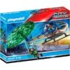PLAYMOBIL 70569 City Action - Polizei-Hubschrauber: Fallschirm-Verfolgung, Konstruktionsspielzeug -Playmobil Spielwaren PLAYMOBIL 70569 City Action Polizei Hubschrauber Fallschirm Verfolgung Konstruktionsspielzeug@@1888907