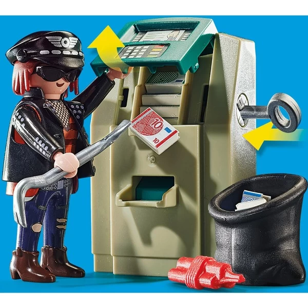 PLAYMOBIL 70572 City Action - Polizei-Motorrad: Verfolgung Des Geldräubers, Konstruktionsspielzeug 5 PLAYMOBIL 70572 City Action - Polizei-Motorrad: Verfolgung Des Geldräubers, Konstruktionsspielzeug – Bild 3