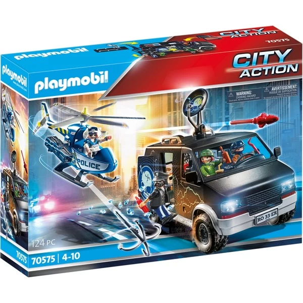 PLAYMOBIL 70575 City Action Polizei-Helikopter: Verfolgung Des Fluchtfahrzeugs, Konstruktionsspielzeug 3 PLAYMOBIL 70575 City Action Polizei-Helikopter: Verfolgung Des Fluchtfahrzeugs, Konstruktionsspielzeug