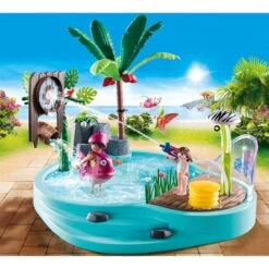 PLAYMOBIL 70610 Family Fun Spaßbecken Mit Wasserspritze, Konstruktionsspielzeug -Playmobil Spielwaren PLAYMOBIL 70610 Family Fun Spa becken mit Wasserspritze Konstruktionsspielzeug@@1685426 2