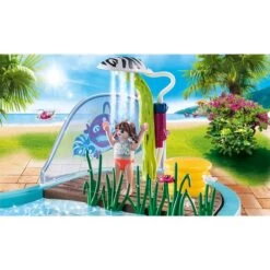 PLAYMOBIL 70610 Family Fun Spaßbecken Mit Wasserspritze, Konstruktionsspielzeug -Playmobil Spielwaren PLAYMOBIL 70610 Family Fun Spa becken mit Wasserspritze Konstruktionsspielzeug@@1685426 4