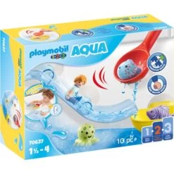 PLAYMOBIL 70637 1.2.3 AQUA Fangspaß Mit Meerestierchen, Konstruktionsspielzeug