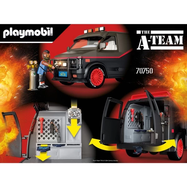 PLAYMOBIL 70750 The A-Team Van, Konstruktionsspielzeug 9 PLAYMOBIL 70750 The A-Team Van, Konstruktionsspielzeug – Bild 7