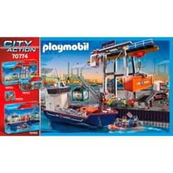 PLAYMOBIL 70774 City Action Containerfertigung, Konstruktionsspielzeug -Playmobil Spielwaren PLAYMOBIL 70774 City Action Containerfertigung Konstruktionsspielzeug@@1762723 2