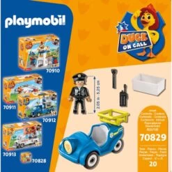 PLAYMOBIL 70829 DUCK ON CALL Mini-Auto Polizei, Konstruktionsspielzeug -Playmobil Spielwaren PLAYMOBIL 70829 DUCK ON CALL Mini Auto Polizei Konstruktionsspielzeug@@1802230 3