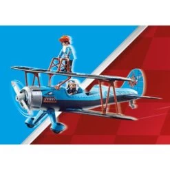 PLAYMOBIL 70831 Air Stuntshow Doppeldecker "Phönix", Konstruktionsspielzeug -Playmobil Spielwaren PLAYMOBIL 70831 Air Stuntshow Doppeldecker Ph nix Konstruktionsspielzeug@@1840589 4