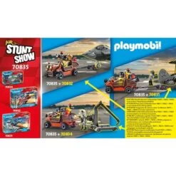 PLAYMOBIL 70835 Air Stuntshow Mobiler Reparaturservice, Konstruktionsspielzeug -Playmobil Spielwaren PLAYMOBIL 70835 Air Stuntshow mobiler Reparaturservice Konstruktionsspielzeug@@1840596 6